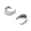 Tarnish Resistant 304 Stainless Steel Snap on Bails LS-STAS-R048-9x7mm-3
