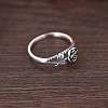 Alloy Rose Finger Rings WG6B24B-05-2
