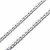 Tarnish Resistant 304 Stainless Steel Curb Chain Necklaces NJEW-P147-05P-2