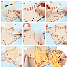   2Sets Star & Moon 3D DIY Nail String Art Kit Arts And Crafts for Adults DIY-PH0002-87-5