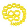 10 Pairs Silicone Ear Gauges WGCF9F6-24-2