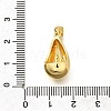 Rack Plating Brass Micro Pave Cubic Zirconia Pendants KK-L226-102G-N-3