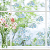 16 Sheets 8 Styles Waterproof PVC Colored Laser Stained Window Film Adhesive Static Stickers DIY-WH0314-068-7