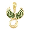 Brass Enamel Pendantss KK-CBAAB9C-05G-2