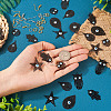 DIY Evil Eye Earring Making Kit DIY-TA0005-07-16