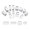 80Pcs 4 Styles Rectangle Aluminum & 20Pcs Square Iron Empty Palette Pans FIND-PH0020-97-7