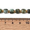 Natural African Turquoise(Jasper) Beads Strands GG-CBA96AE-A06-6x6mm-5