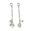 2Pcs 2 Styles Clover Alloy Pendant Decoration HJEW-JM02811-2