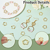 20Pcs Alloy Bead Frame FIND-SC0017-73LG-5