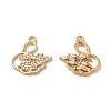 Alloy Rhinestone Pendants ALRI-Q236-02LG-1