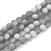 Frosted Crackle Glass Beads X1-GLAA-U001-8mm-M06-1