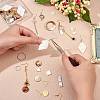 DIY Natural Shell Charm Earring Making Kit DIY-SZ0009-40-3