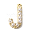 Plastic Imitation Pearl Pendants KK-P230-17G-J-1