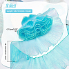 AHADERMAKER Gradient Color Organza Pleated Lace Ribbon DIY-GA0005-88A-2