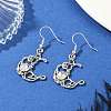 Alloy Resin Dangle Earrings EJEW-JE06370-02-1