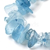 Natural Aquamarine Chip Beads Strands G-E271-96-5