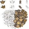 CHGCRAFT 80Pcs 4 Style Alloy Pendants FIND-CA0006-59-1