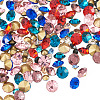 Pointed Back Glass Rhinestone Cabochons RGLA-YS0001-04B-3