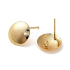 Brass Stud Earring Findings KK-P285-02G-2