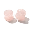 Natural Rose Quartz Ear Plugs Gauges G-I359-12C-2