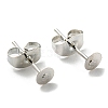 Iron Stud Earring Findings IFIN-Q001-01A-P-1