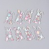 Printed Transparent Acrylic Pendants FIND-K017-14A-1