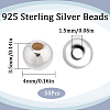 925 Sterling Silver Beads STER-SC0001-26B-2