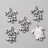 Zinc Alloy Enamel Connector Charms LS-FIND-WH0136-19G-1