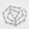 Alloy Barb Wire Necklaces NJEW-R254-01B-P-3