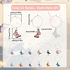 12Pcs 2 Style Alloy Enamel Wine Glass Charms AJEW-SC0002-09-2