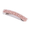 Glass Beaded Hair Barrettes PW-WG60883-01-1