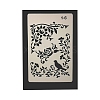 Eco-Friendly PET Plastic Hollow Painting Silhouette Stencil DRAW-PW0008-01F-1