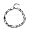 304 Stainless Steel Chains Bracelets BJEW-U017-02P-4