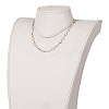 Evil Eye 304 Stainless Steel Enamel Link Chains Bracelets & Necklaces Jewelry Sets SJEW-JS01152-12