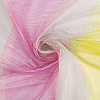 Rainbow Color Gradient Polyester Mesh Fabric DIY-WH0453-84-1