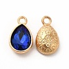 Faceted Glass Rhinestone Pendants GLAA-I051-A10-1