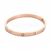 Crystal Rhinestone Bangle BJEW-N017-006RG-1