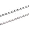 Tarnish Resistant 304 Stainless Steel Round Snake Chains CHS-L001-163-1.2mm-1