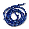 Natural Lapis Lazuli Dyed Beads Strands G-G140-B03-04-3