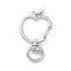 Apple Alloy Swivel Clasps X-FIND-L012-02P-2