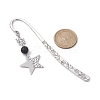 Star/Triangle/Heart 304 Stainless Steel Pendant Bookmarks AJEW-JK00288-3