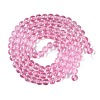 Drawbench Transparent Glass Beads Strands GLAD-Q012-8mm-02-4