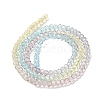 Transparent Painted Glass Beads Strands LS-DGLA-A034-T2mm-A15-5