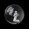 Religious Element Glass Crystal Ball Crystal Ball without Wood Stand PW-WG7CA34-13-1