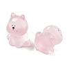 Luminous Resin Cute Little Dog Ornaments RESI-R459-02C-4