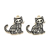 Skull Alloy Enamel Pendants AL-CBAD3B4-04G-04-1