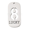 304 Stainless Steel Pendants STAS-D200-02I-P-1