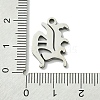 201 Stainless Steel Pendants STAS-B055-01P-H-3