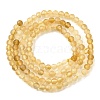 Natural Citrine(Heated) Beads Strands G-G259-D03-3mm-3