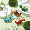 Cartoon Dinosaur PVC Plastic Keychain KEYC-JKC00673-2